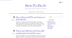 Desktop Screenshot of howtodoit.eu